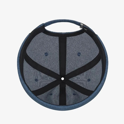 New Solid Color Denim Beanie Hats Adjustable