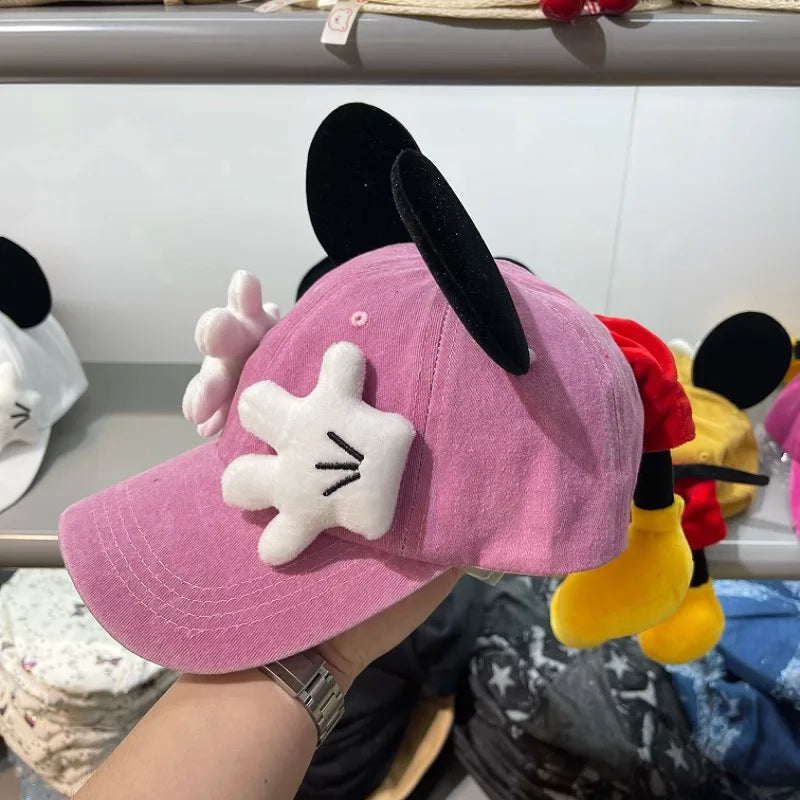 Cute Cartoon Mouse Ears Baseball Cap for Girls Anime