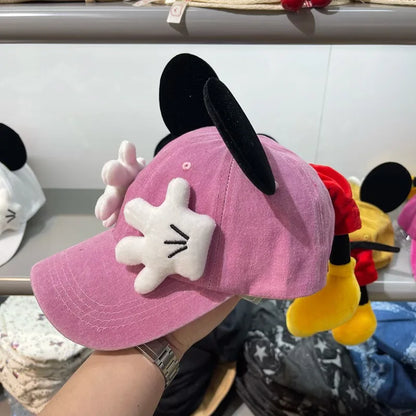 Cute Cartoon Mouse Ears Baseball Cap for Girls Anime