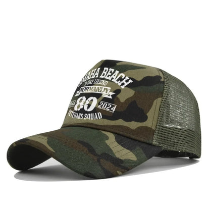 Spring Summer Printed Mesh Breathable Baseball Cap