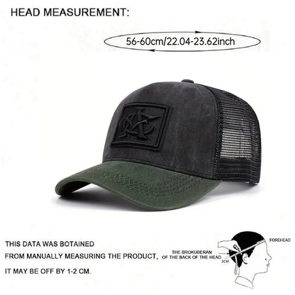 Personalized Mesh Hat CA Embroidery Outdoor Leisure Daily Sunshade Hat Street HipHop
