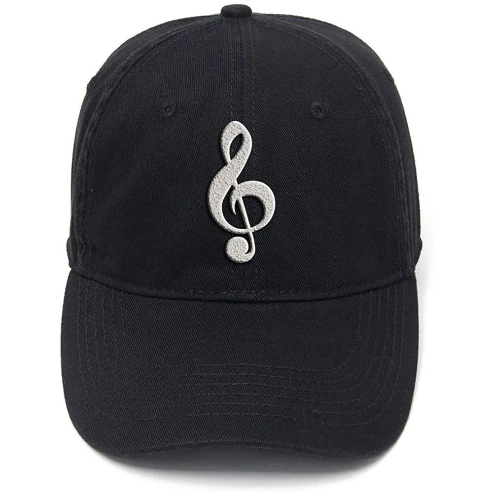 Lyprerazy Music Note Washed Cotton Men Women