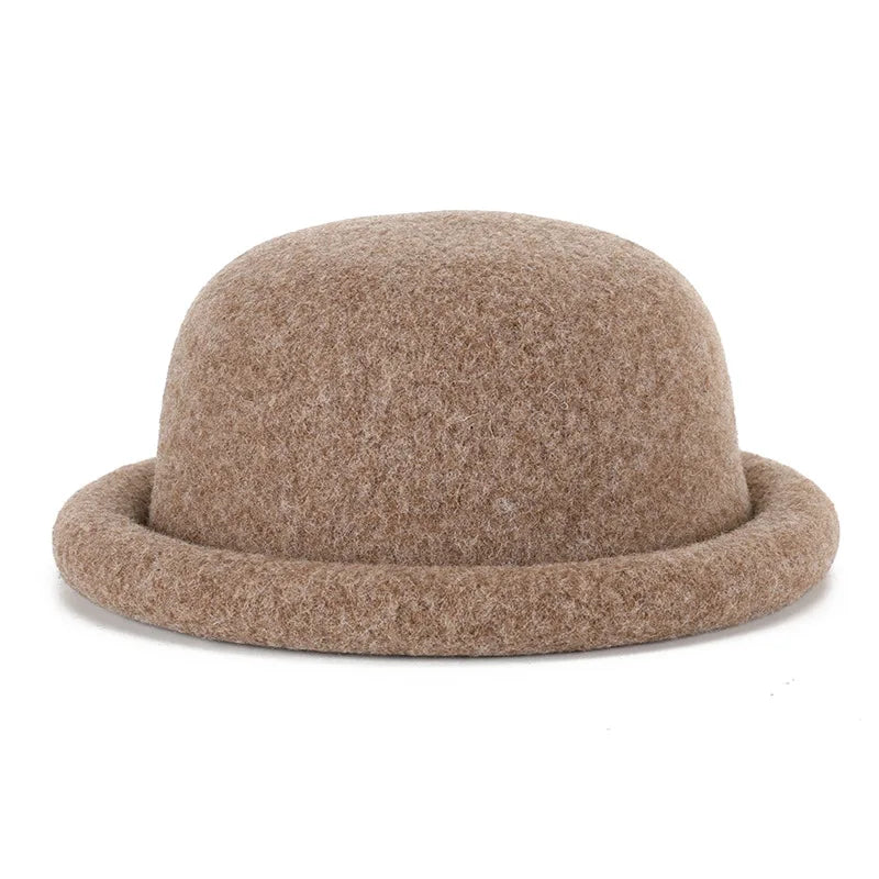 Beanie Hat Autumn/Winter Knitted Wool Round Crown Versatile