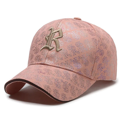 Letter Embroidery Couple Baseball Cap Hip Hop for Men Lady