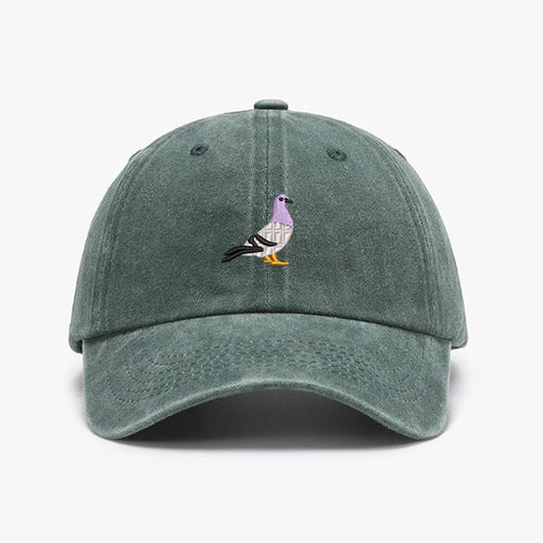 Embroidery Pigeon Spring Vintage Baseball Caps