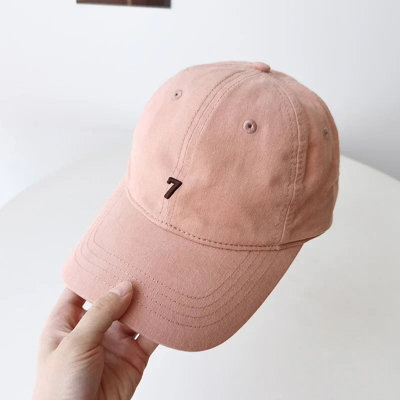 Number Embroidery Baseball Caps for Men Women