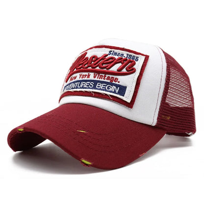 Unisex Men Letter Embroidery Baseball Cap Outdoor Sport Cap