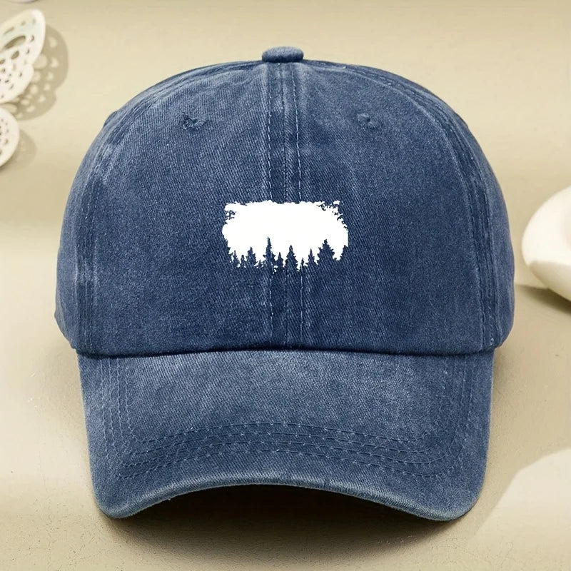 Forest Printed Baseball Cap for Men and Women