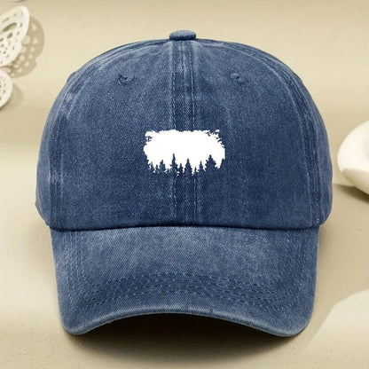 Forest Printed Baseball Cap for Men and Women