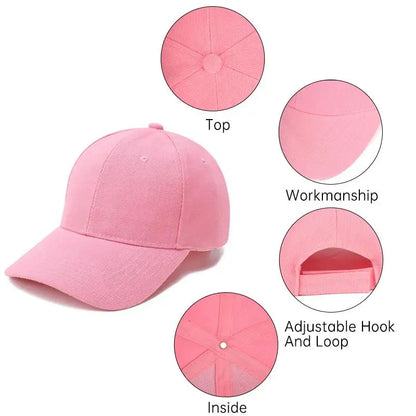 Fashion Candy Color Kids Baseball Cap Sun Protection Boy Girls