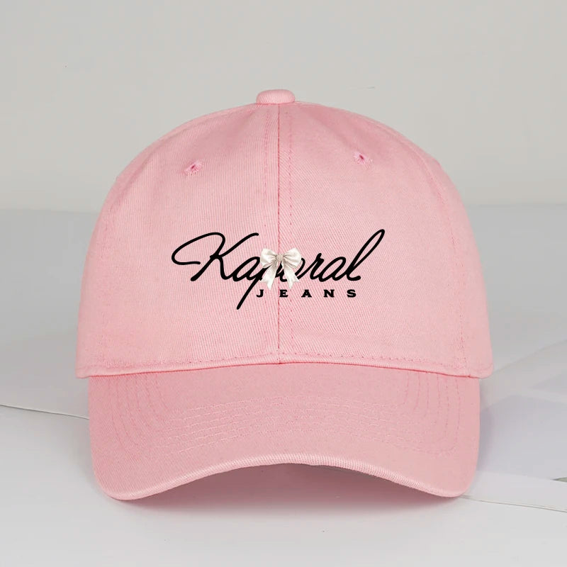 Vintage Kaporal Bow Print Baseball Cap