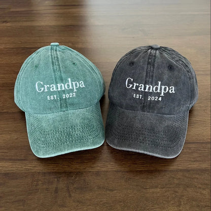 Vintage Baseball Hat, Gift For New Dad Mom