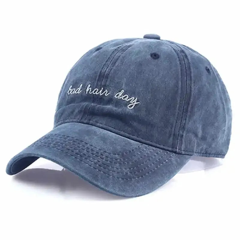 Fashion Letter Embroidery Wash Baseball Caps