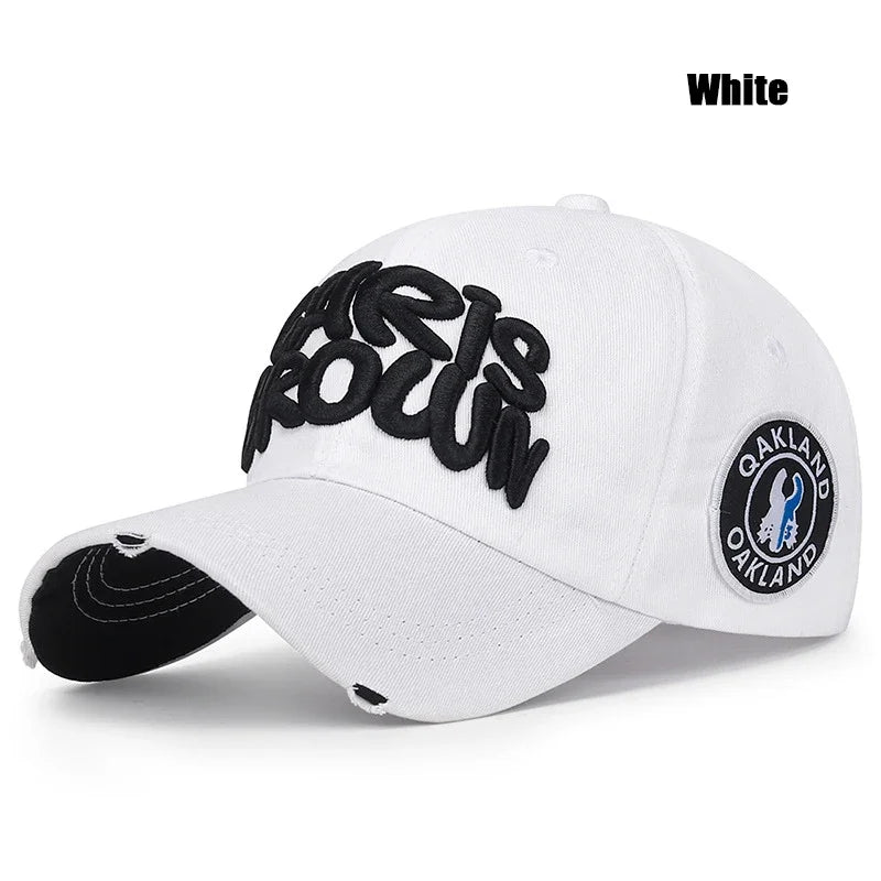 New Fashion Outdoor Sport Baseball Cap Unisex Men and Women Universal Letter Embroidery