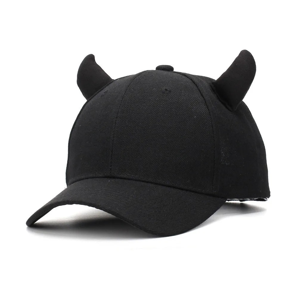 Fashion 3D Devil Horn Baseball Cap Adjustable