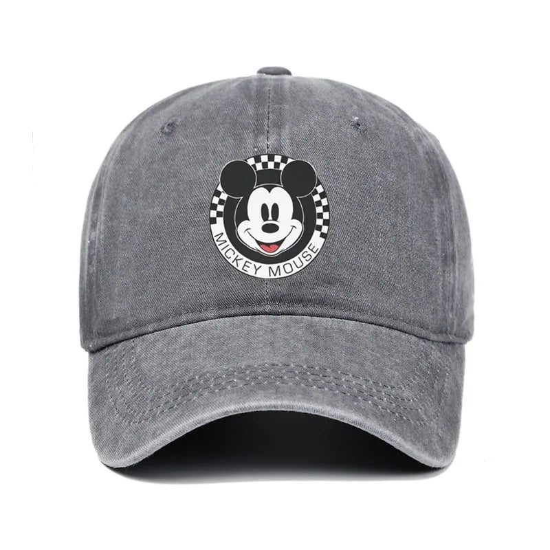 Unisex Mickey Mouse Print Kawaii Baseball Cap Wear Men Women Caps