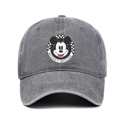 Unisex Mickey Mouse Print Kawaii Baseball Cap Wear Men Women Caps