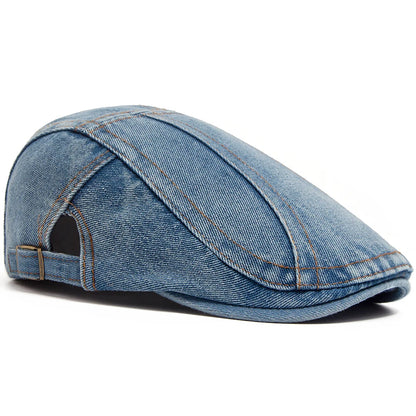 Women's Beret Fashion Denim Vintage Newsboy Cap