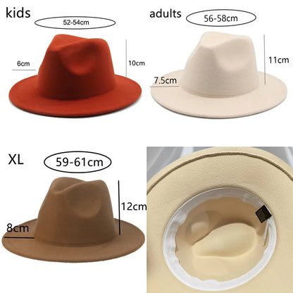 Fedora Hat Women Hat Winter Luxury Man Hats For Women Fashion Formal