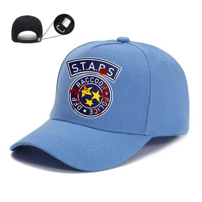 Umbrella Corporation Circular Baseball Cap resident Evils Biohazard Adjustable Hat Black Casual Sun Cap