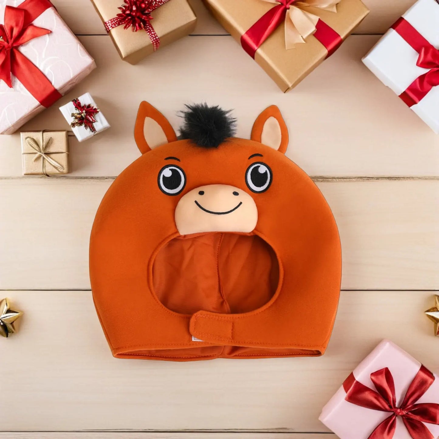 Year Of The Horse Headgear Cartoon Horse Hat For Party Photo Booth Cosplay