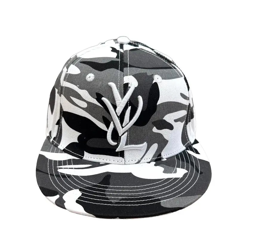 New Arrivals White Camo Fitted Men Women Hat Cap Snapback Cap Casquette Baseball Hats Casual