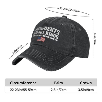 Presidents Are Not Kings USA Flag Unisex Baseball Cap