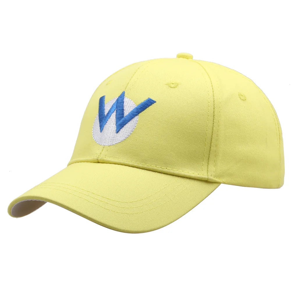Anime Super Luigi Bros Letter M Embroidery Baseball Cap Fashion Women Men Outdoor Sport Sun Hat Adjustable