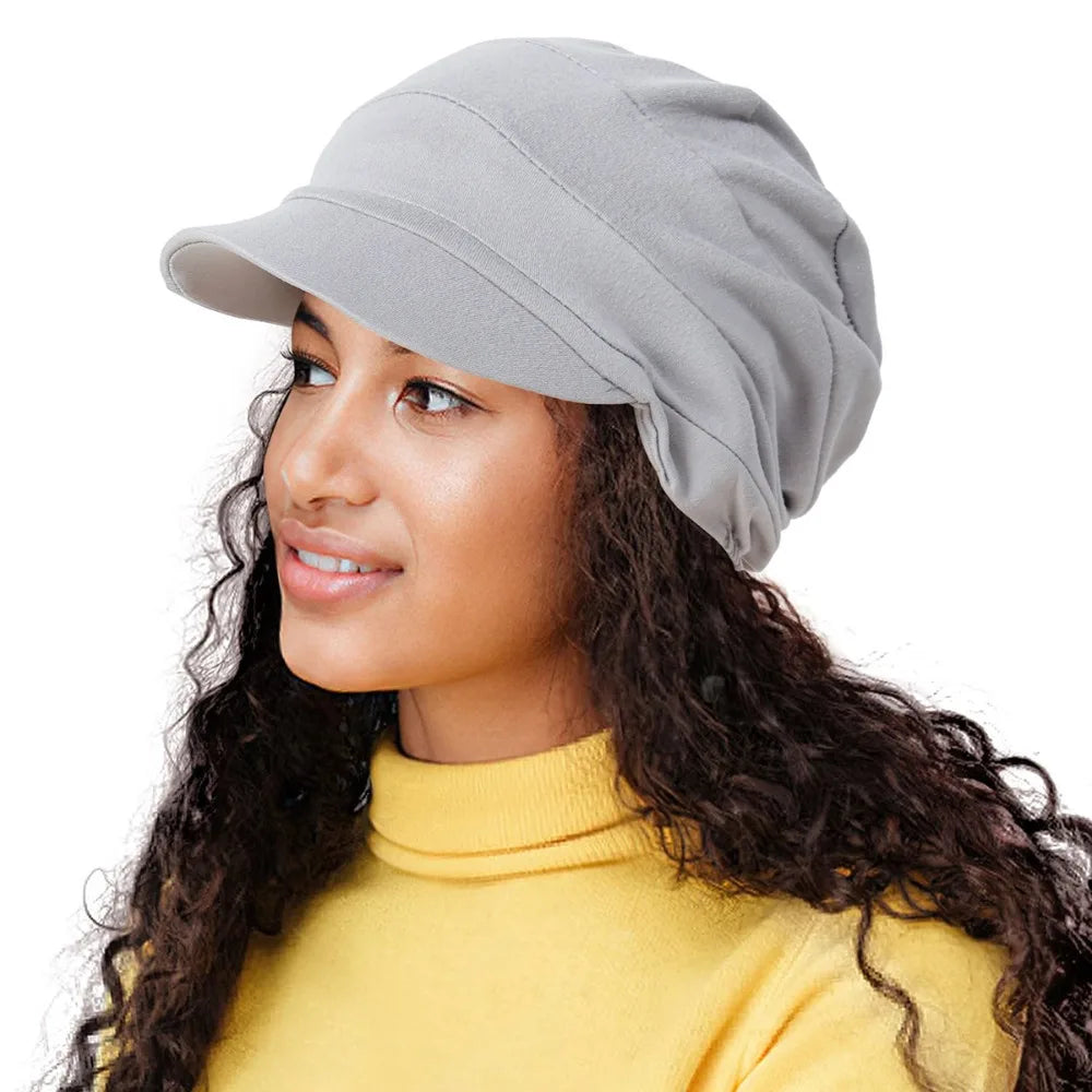 Stylish Breathable Slouch Hat Satin Lined Adjustable