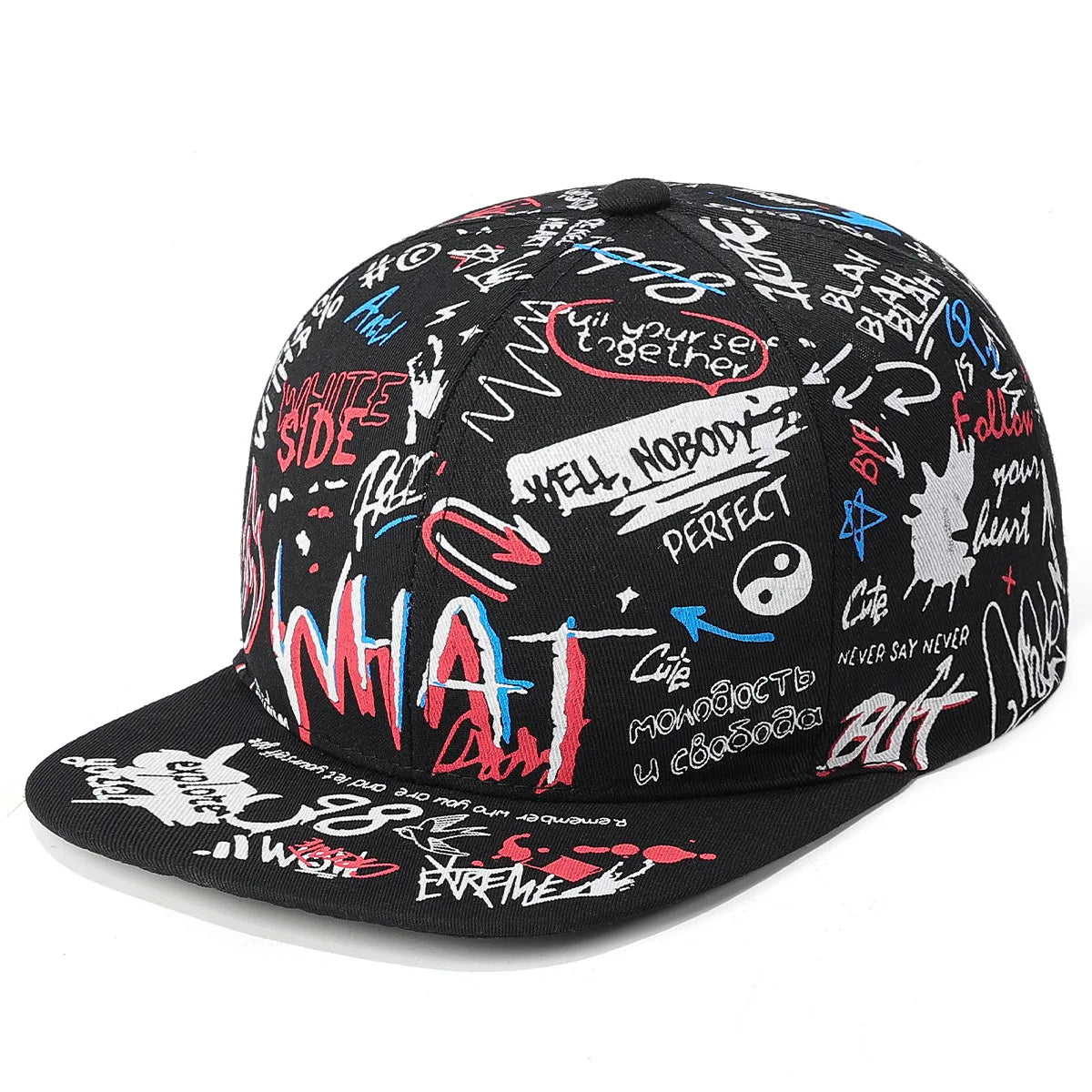 Unisex Letter Printing Snapback Spring and Autumn