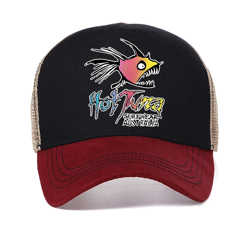Men's Tuna Surfing Graphic Baseball Cap Summer
