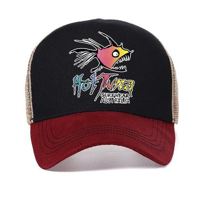 Men's Tuna Surfing Graphic Baseball Cap Summer