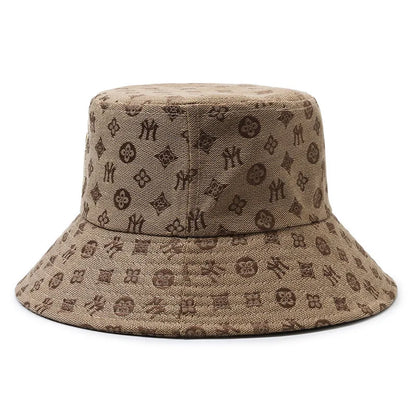 Unisex Letter Embroidery Fisherman Hat Women