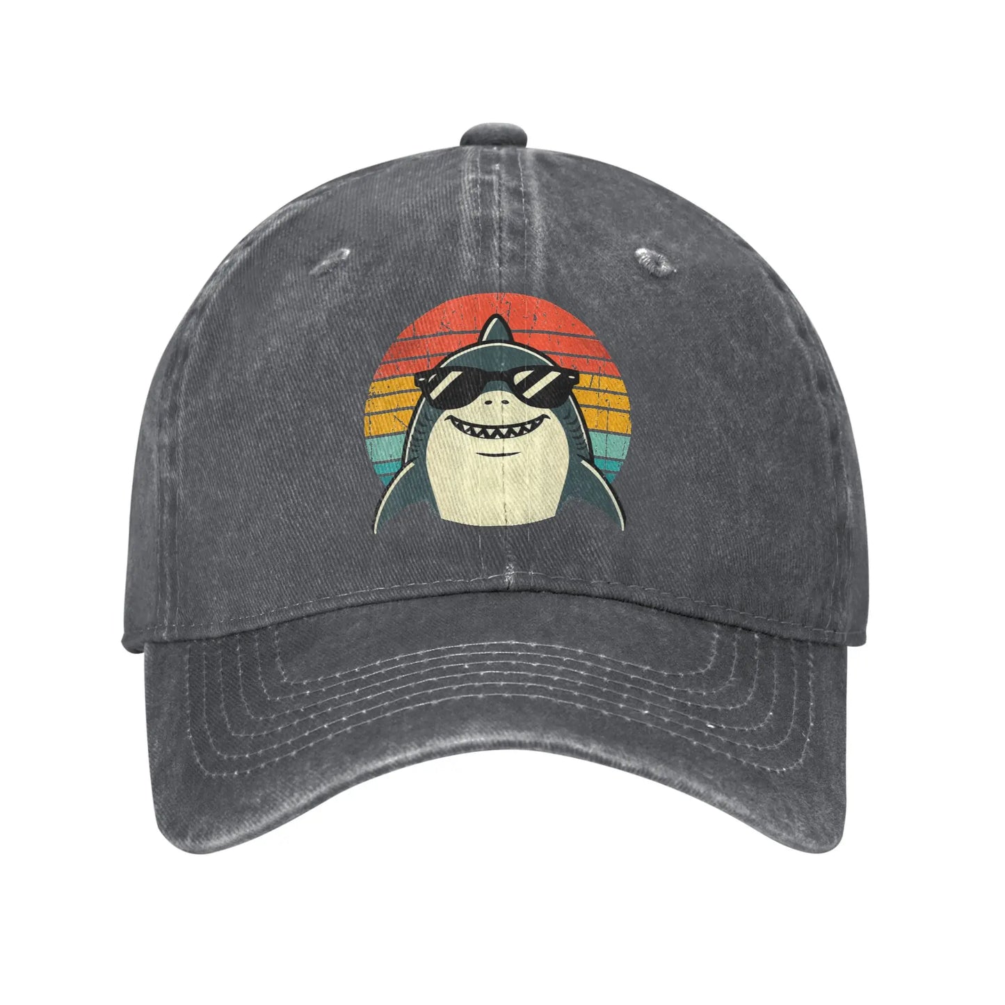 Shark With Sunglasses Animal Sharks Casual Baseball Cap For Female Male