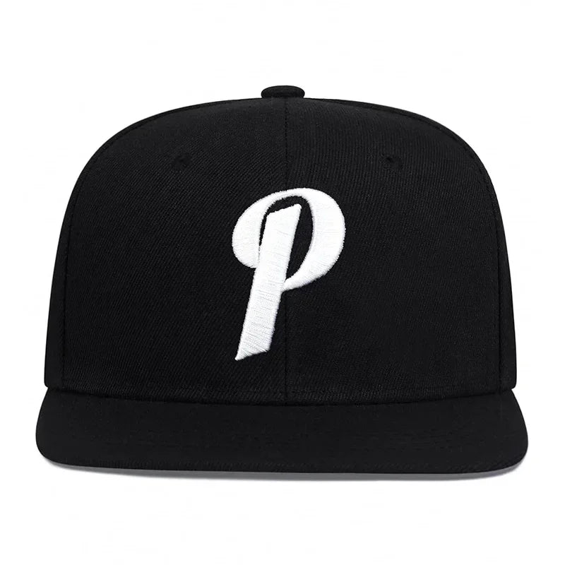 Unisex P Letter Embroidery Hip-hop Hats Spring And Autumn