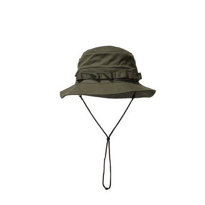 Summer Men Bucket Hat Outdoor UV Protection Wide Brim Panama