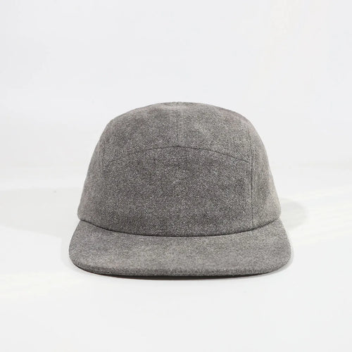 Suede Velvet 5 Panels Cap Flat Bill Running Hat