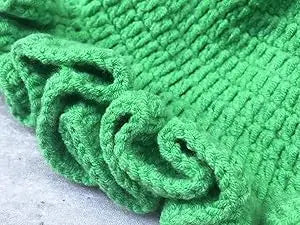 Women's Boho Crochet Ruffle Bucket Hat, Foldable Handmade Summer Beach Cap