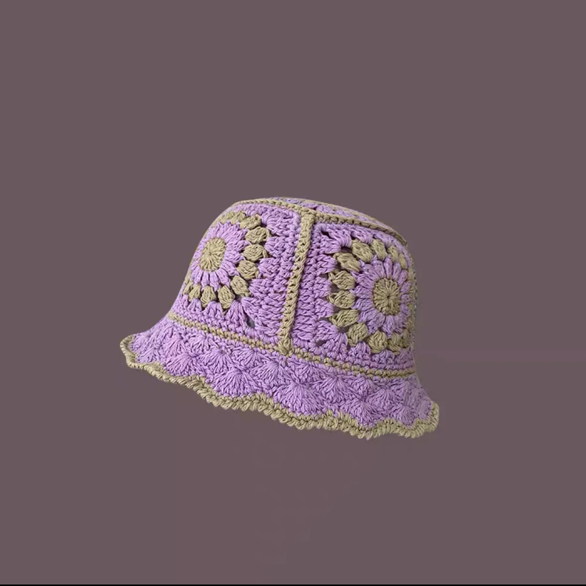 2023 Autumn New Crochet Korean Handmade Bucket Hat