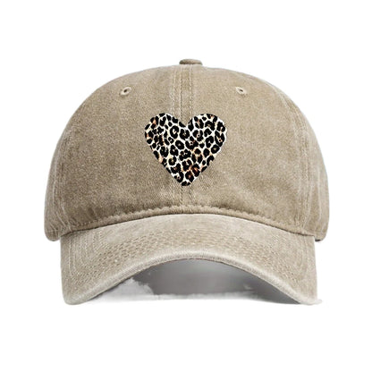 Washed Cotton Print Dad Cap Unisex Vintage Baseball Cap