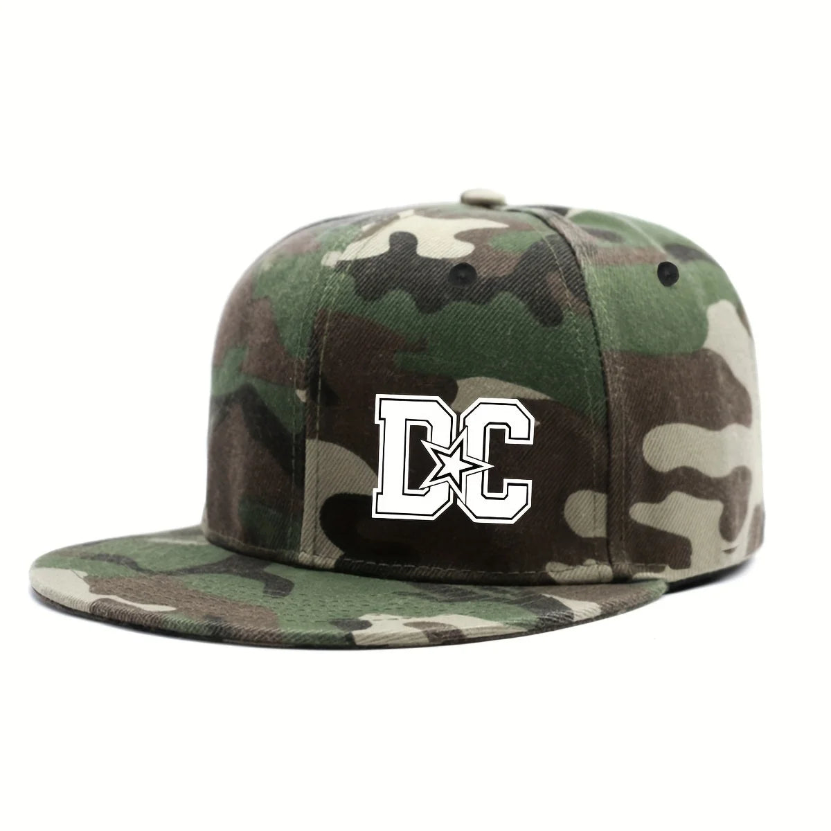 Unisex Letter Print Hip-hop Snapback Cap