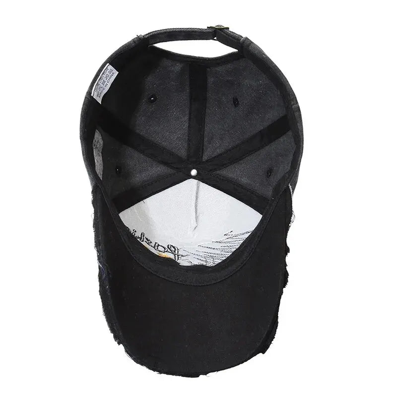 Four Seasons New Baseball Cap Retro Distressed Casual