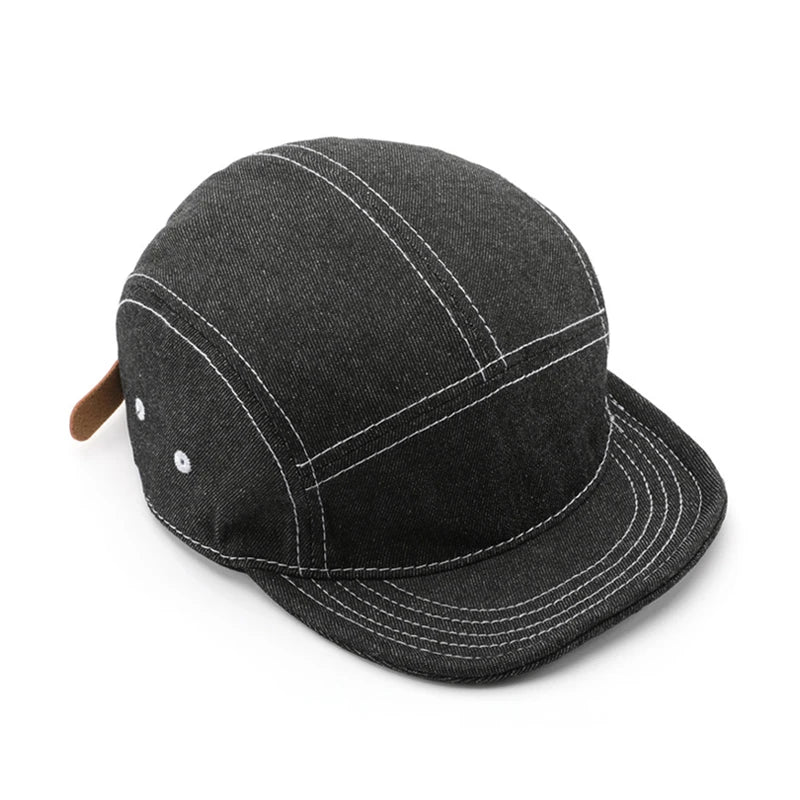 Denim Short Soft Brim Baseball Cap