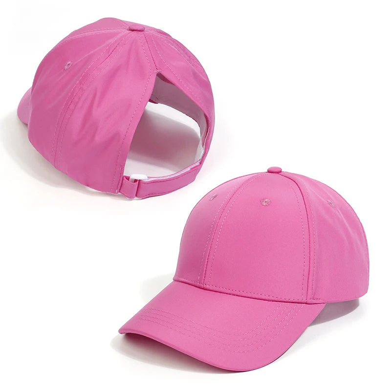 Fashion High Ponytail Kids Boy Hat Sun Hats Baseball Caps Baby Children Peaked Caps Hat