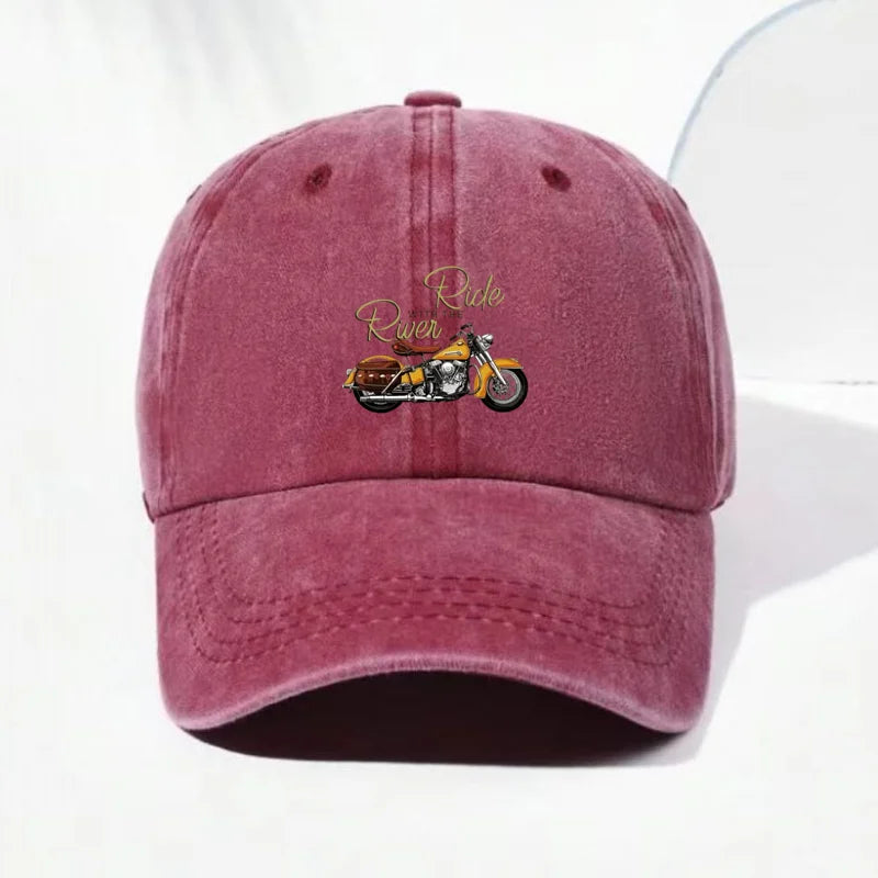 Customize Vintage Washed Cotton Baseball Cap Men