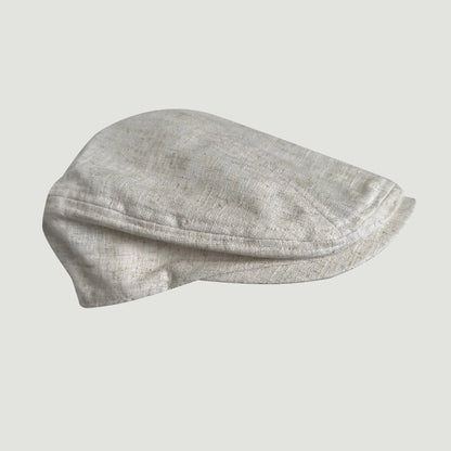Summer Linen Breathable Big Size Berets Oversize Newsboy Caps