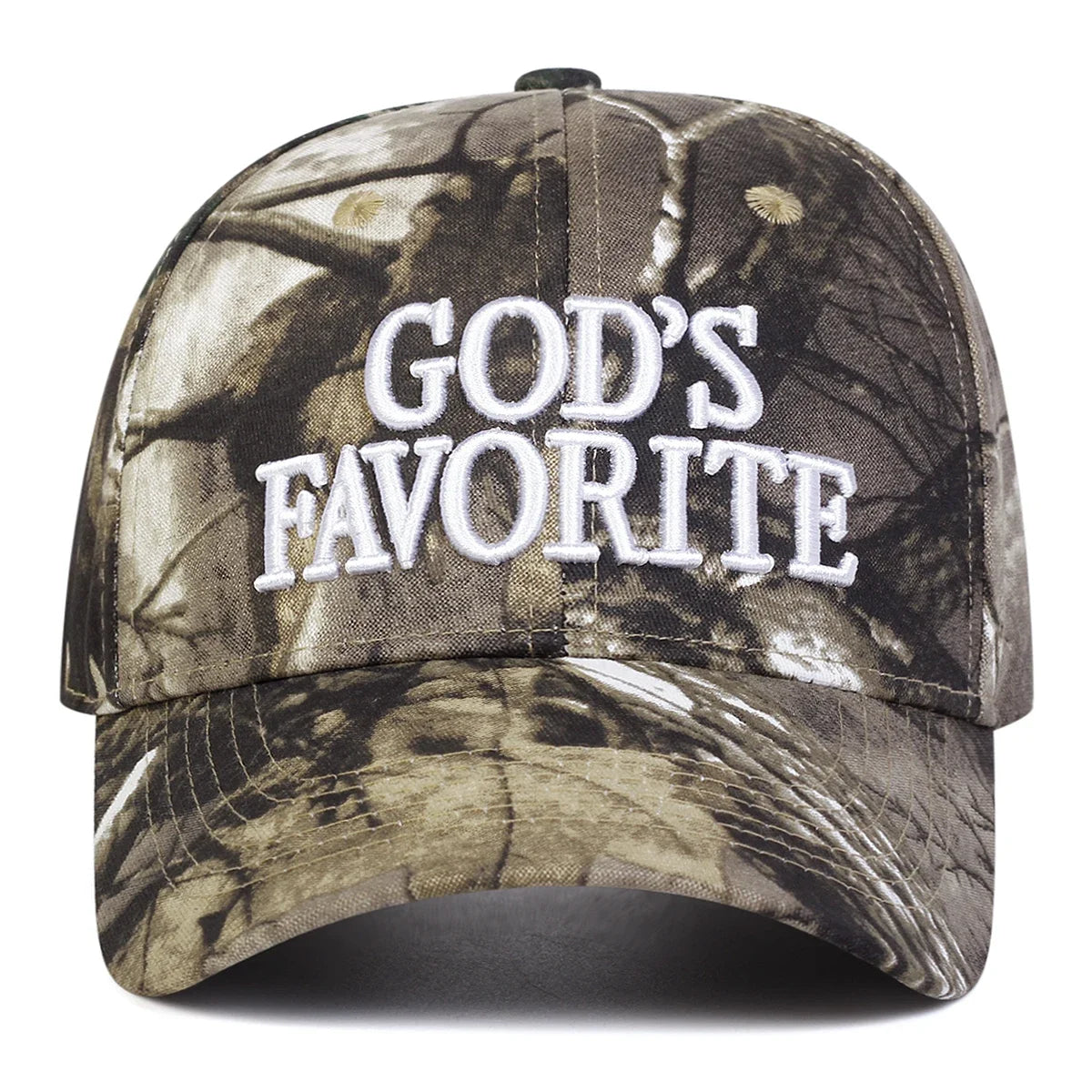 Unisex God's Favorite Letter Embroidery Baseball Caps Spring and Autumn