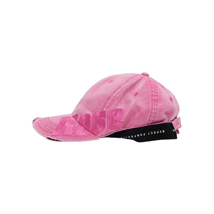 Washed Distress Faded Baseball Cap
