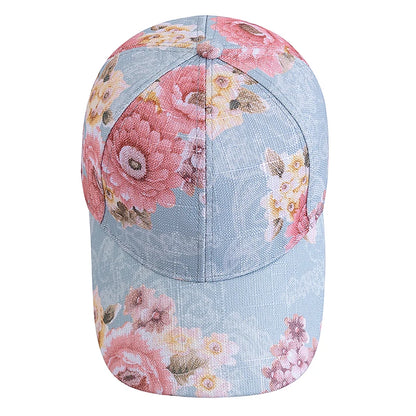 Style Women's Flower Pattern Baseball Cap