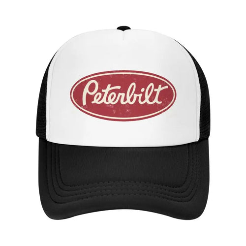 Peterbilt Truck Racing Men Mesh Baseball Caps